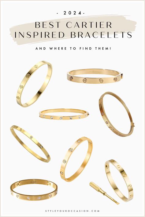 dupe cartier love bracelet